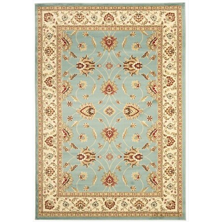Safavieh 6 ft. 7 in. x 6 ft. 7 in. Square Lyndhurst Blue and Ivory Traditional Rug LNH553-6512-7SQ